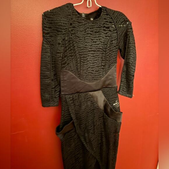 Zhivago sheer black cocktail dress - Picture 9 of 12